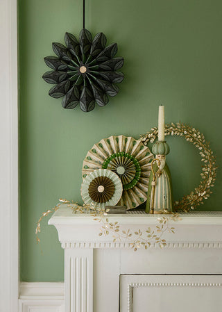Champagne Beaded Wreath