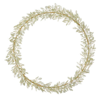 Pale Green Beaded Wreath