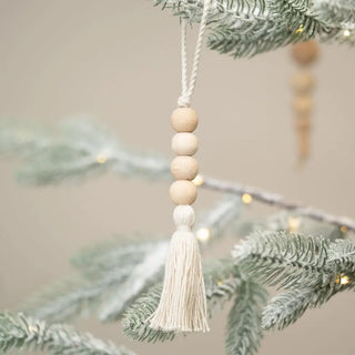 Sofia wooden beaded ornament