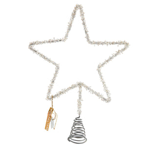 Walther&co tree top star, silver beads