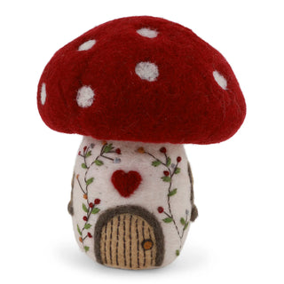 Big Felt Mushroom House Decoration