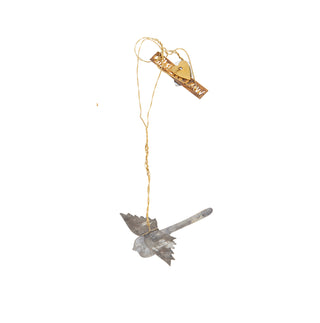 Walther&co Zinc Bird Ornament