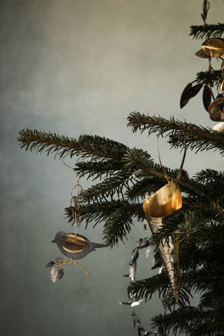 Walther & co bird on a branch ornament