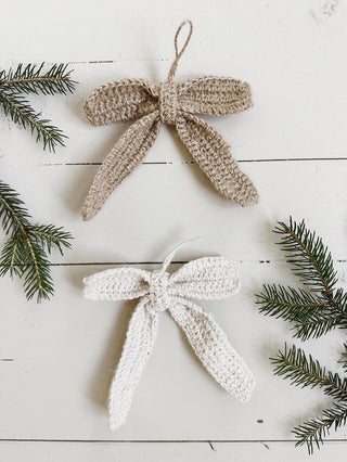 Jute Bow Ornament