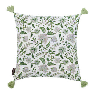 Divya Parrot Block Print Cushion Cover