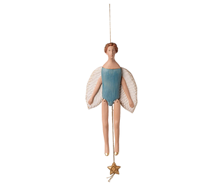 Maileg Large Angel jumping jack - Dark Mint