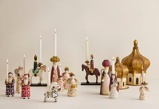 Mary with Baby Jesus Candle Holder