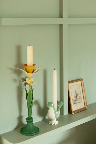 Daffodil Straw Candle Holder