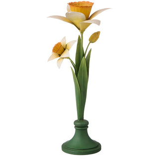 Daffodil Straw Candle Holder