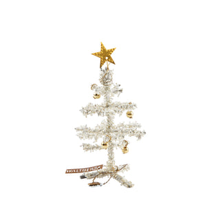 Walther&co Silver Christmas Tree with Baubles