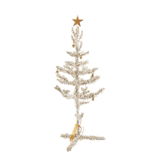 Walther&co Silver Christmas Tree with Baubles