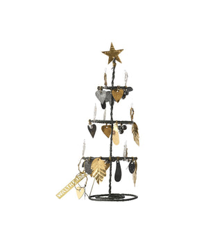 Walther&co Round Decorated Christmas Tree
