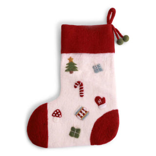 Christmas Stocking with Christmas Deco Elements