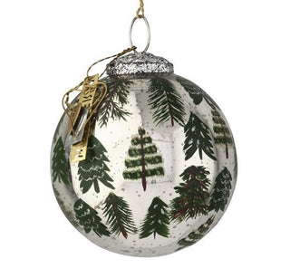 Walther&co Bauble with Pine Trees