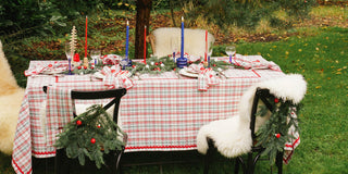 Tablecloth Holly Red