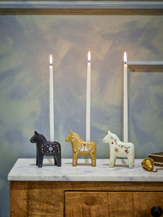 Dala Horses Candle Holders, Set of 3