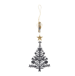 Walther&co Doves in Tree Ornament