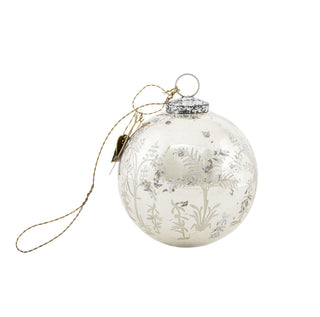 Walther&co Forest Ball Silver Ornament