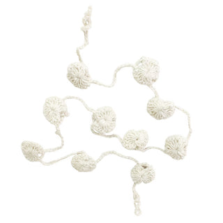 Jute Heart Garland - off-white