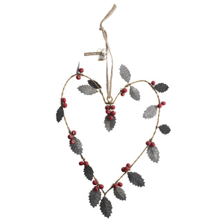 Walther&co Holy & Berries Heart Deco