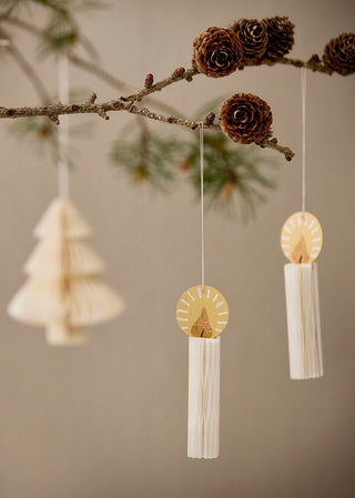 Honeycomb Candles - Set of 3