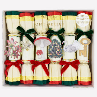 John Derian Christmas No-Snap Crackers - Pack of 6