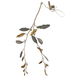 Walther&co Zinc & Brass Mistletoe Branch