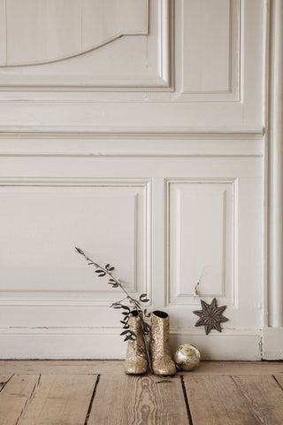 Walther&co Large Zinc Mistletoe Branch