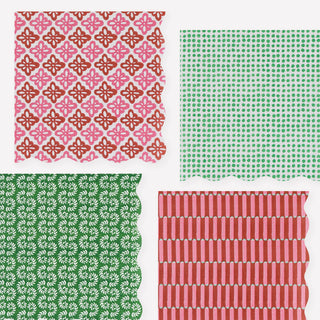 Molly Mahon Red & Green Napkins