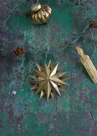 Brass Northern Star small ornament