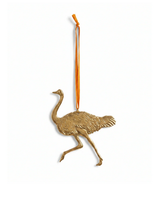 Brass Ostrich Ornament