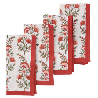 Calla Ruby Napkins - set of 4