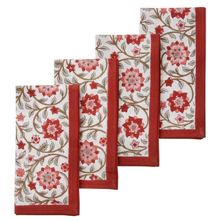 Roja Scarlet Napkins - set of 4