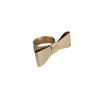 Brass Bow Napkin Ring
