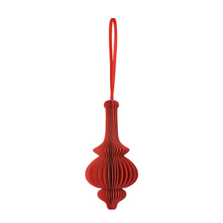 Honeycomb Ornament - H20 cm Ruby