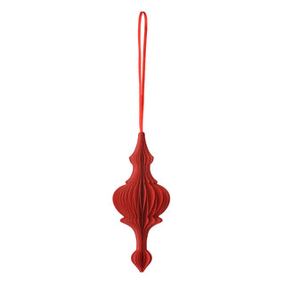 Honeycomb Ornament - H30 cm Ruby
