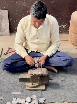 Brass Ribbon Ornament