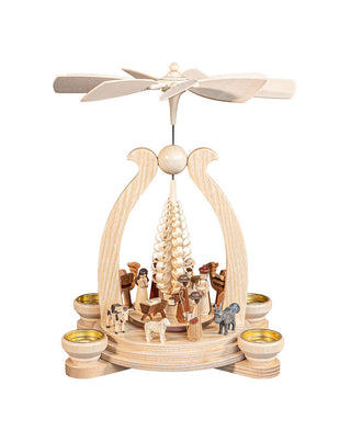 Handcrafted Candle Pyramid - Nativity