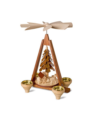 Handcrafted Candle Pyramid - Deer