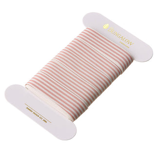 Striped Ribbon 18mm Rose