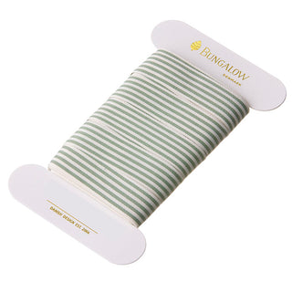 Striped Ribbon 18mm Ivy