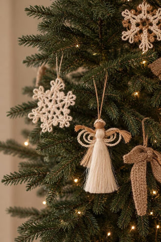 Jute Snowflake Ornament