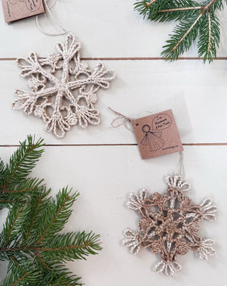 Jute Snowflake Ornament