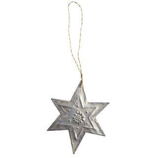 Walther&co Small Zinc Star Ornament