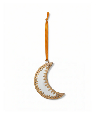 Moon Shaped Mirror Ornament