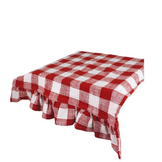 Table Runner - Red/White Check
