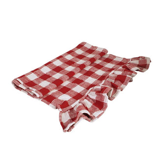 Table Runner - Red/White Check