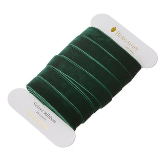 Velvet Ribbon 16mm Hunter Green