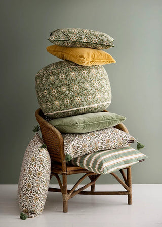 Velvet Cushion Cover, Ivy