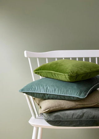 Velvet Cushion Cover, Forest